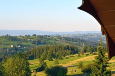Ausblick von der Unterkunft